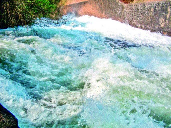  Water in the river Bhima through the left canal, 850 Cusecs from Chasman, | डाव्या कालव्यातून भीमा नदीत पाणी, चासकमानमधून ८५० क्युसेक्सने विसर्ग