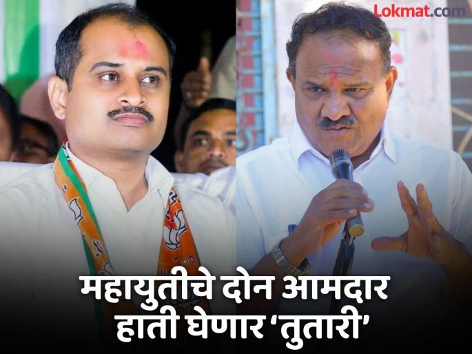 Two MLAs of Mahayuti will going with 'Tutari' NCP Sharad Pawar ! Candidacy for Chavan, Pawar, Dhonde, Adaskar fixed? | महायुतीचे दोन आमदार हाती घेणार ‘तुतारी’ ! चव्हाण, पवार, धोंडे, आडसकरांना उमेदवारी? Two MLAs of Mahayuti will going with 'Tutari' NCP Sharad Pawar ! Candidacy for Chavan, Pawar, Dhonde, Adaskar fixed? | महायुतीचे दोन आमदार हाती घेणार ‘तुतारी’ ! चव्हाण, पवार, धोंडे, आडसकरांना उमेदवारी?