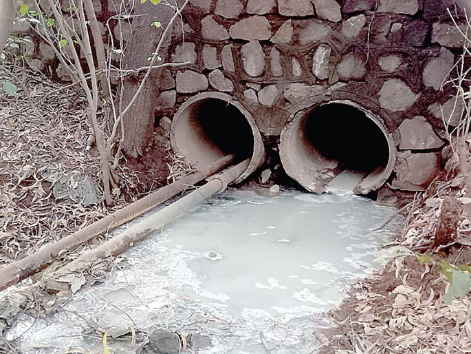 Who exactly is a chemical wastewater? | रासायनिक सांडपाणी नेमके कोणाचे?; कंपनी-प्रशासनाचे एकमेकांकडे बोट Who exactly is a chemical wastewater? | रासायनिक सांडपाणी नेमके कोणाचे?; कंपनी-प्रशासनाचे एकमेकांकडे बोट