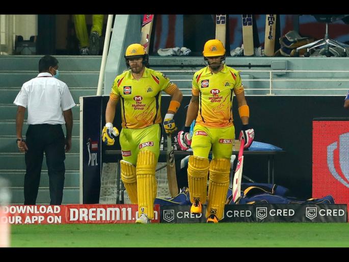 CSK vs KXIP Latest News : Chennai Super Kings won by 10 wickets; Faf du Plessis (87*) and Shane Watson (83*) remain unbeaten  | CSK vs KXIP Latest News : देर आए दुरुस्त आए!; शेन वॉटसन-फॅफ ड्यू प्लेसिस यांनी CSKची गाडी रुळावर आणली 