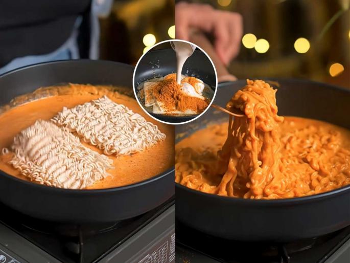 Have you seen this viral recipe for Maggi? See how to make cheesey Maggi, must try | मॅगी करण्याची ही व्हायरल रेसिपी पाहिली का? मॅगीत चीज पाहा लागतो कसा हा व्हायरल पदार्थ Have you seen this viral recipe for Maggi? See how to make cheesey Maggi, must try | मॅगी करण्याची ही व्हायरल रेसिपी पाहिली का? मॅगीत चीज पाहा लागतो कसा हा व्हायरल पदार्थ