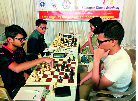 Ramanatham, Indrajit, Ranveer continuing: Lord Mahavir International Opening Chess Competition | रामनाथम, इंद्रजित, रणवीरची आगेकूच कायम : भगवान महावीर आंतरराष्ट्रीय गुणांकन खुल्या बुद्धिबळ स्पर्धा Ramanatham, Indrajit, Ranveer continuing: Lord Mahavir International Opening Chess Competition | रामनाथम, इंद्रजित, रणवीरची आगेकूच कायम : भगवान महावीर आंतरराष्ट्रीय गुणांकन खुल्या बुद्धिबळ स्पर्धा