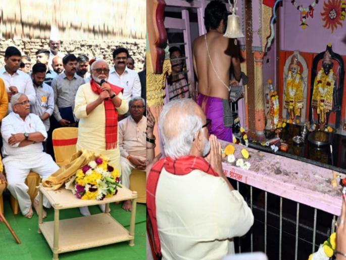 ncp ajit pawar group leader chhagan bhujbal praised rss big leader bhaiyaji joshi and perform lord ram puja and aarti in niphad nashik | भाजपाशी जवळीक वाढतेय? छगन भुजबळांकडून RSSची स्तुती; केले श्रीराम पूजन अन् आरती