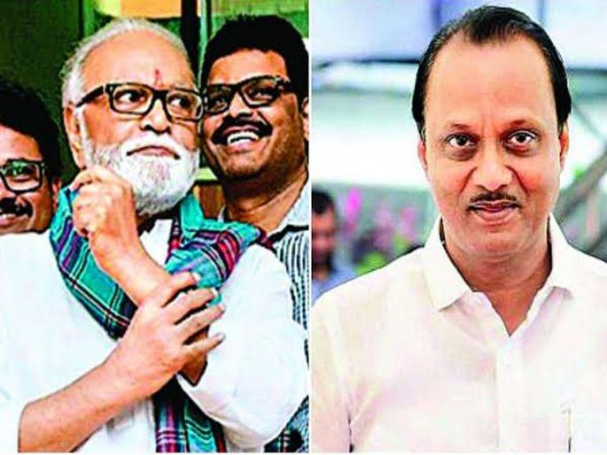 Chhagan Bhujbal visits Ajit Pawar home; Malik says; We have the support of 52 legislators | छगन भुजबळ अजित पवारांच्या भेटीला; मलिक म्हणे, आमच्याकडे 52 आमदारांचा पाठिंबा Chhagan Bhujbal visits Ajit Pawar home; Malik says; We have the support of 52 legislators | छगन भुजबळ अजित पवारांच्या भेटीला; मलिक म्हणे, आमच्याकडे 52 आमदारांचा पाठिंबा