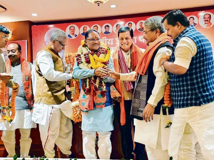 Chhattisgarh cm vishnu dev sai cabinet ministers list final 9 mla will take oath as cabinet ministers | छत्तीसगडमध्ये उद्या ९ आमदारांचा शपथविधी, पाहा कॅबिनेट मंत्र्यांची नावं ठरली! पाहा यादी Chhattisgarh cm vishnu dev sai cabinet ministers list final 9 mla will take oath as cabinet ministers | छत्तीसगडमध्ये उद्या ९ आमदारांचा शपथविधी, पाहा कॅबिनेट मंत्र्यांची नावं ठरली! पाहा यादी
