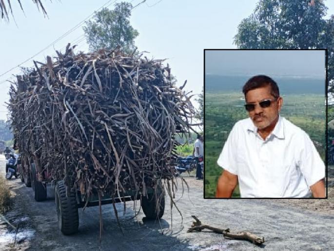 A municipal employee died after being found under a sugarcane trolley, an accident occurred while overtaking in kolhapur | कोल्हापूर: ऊसाच्या ट्रॉलीखाली सापडून महापालिका कर्मचाऱ्याचा मृत्यू, ओव्हरटेक करताना झाला अपघात A municipal employee died after being found under a sugarcane trolley, an accident occurred while overtaking in kolhapur | कोल्हापूर: ऊसाच्या ट्रॉलीखाली सापडून महापालिका कर्मचाऱ्याचा मृत्यू, ओव्हरटेक करताना झाला अपघात