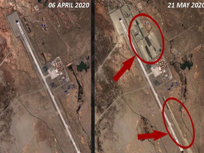 China Expands Airbase Near Ladakh Fighter Jets deployed kkg | चीन आक्रमक पवित्र्यात! लडाखजवळ धावपट्टीचा विस्तार जोरात; लढाऊ विमानं तैनात China Expands Airbase Near Ladakh Fighter Jets deployed kkg | चीन आक्रमक पवित्र्यात! लडाखजवळ धावपट्टीचा विस्तार जोरात; लढाऊ विमानं तैनात