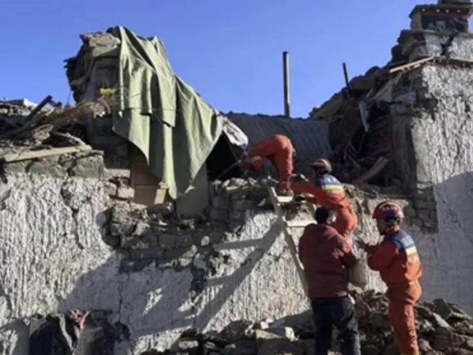 One after another earthquake in Tibet, 95 people killed so far due to building collapse | तिबेटमध्ये एकापाठोपाठ एक भूकंप, इमारती कोसळून आतापर्यंत ९५ जणांचा मृत्यू One after another earthquake in Tibet, 95 people killed so far due to building collapse | तिबेटमध्ये एकापाठोपाठ एक भूकंप, इमारती कोसळून आतापर्यंत ९५ जणांचा मृत्यू