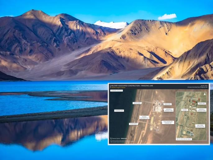 China's shocking conspiracy revealed, air defense complex being built near Pangong Lake | चीनचं धक्कादायक कारस्थान उघड, पँगाँग सरोवराजवळ उभारतोय एअर डिफेन्स कॉम्प्लेक्स China's shocking conspiracy revealed, air defense complex being built near Pangong Lake | चीनचं धक्कादायक कारस्थान उघड, पँगाँग सरोवराजवळ उभारतोय एअर डिफेन्स कॉम्प्लेक्स