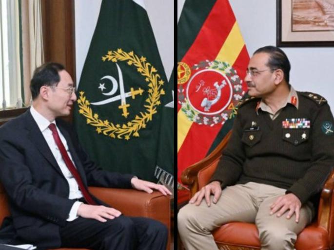 China vice foreign minister sun weidong meets Pakistan army chief Asim Munir discusses defense ties | इराण-पाकिस्तान मिसाइल युद्धानंतर चीनचे मंत्री इस्लामाबादमध्ये; बैठकीत काय झाली चर्चा? China vice foreign minister sun weidong meets Pakistan army chief Asim Munir discusses defense ties | इराण-पाकिस्तान मिसाइल युद्धानंतर चीनचे मंत्री इस्लामाबादमध्ये; बैठकीत काय झाली चर्चा?