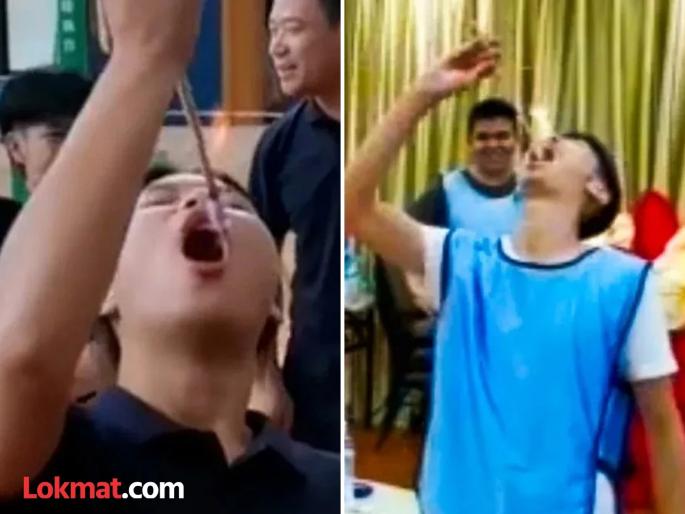 If you want a job, you will have to swallow a 'ball of fire'; This company makes a strange demand | बापरे! नोकरी हवी असेल तर 'आगीचा गोळा' गिळावा लागणार; या कंपनीकडून अजब मागणी If you want a job, you will have to swallow a 'ball of fire'; This company makes a strange demand | बापरे! नोकरी हवी असेल तर 'आगीचा गोळा' गिळावा लागणार; या कंपनीकडून अजब मागणी