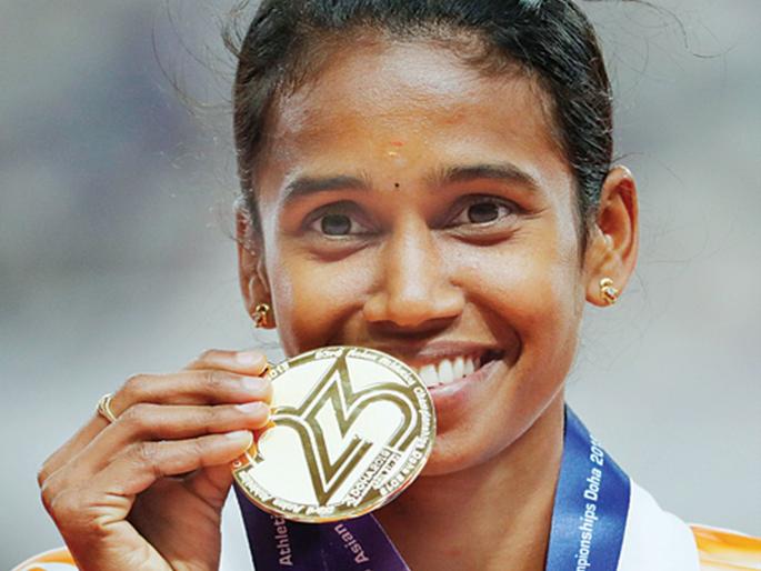 P. U. The picture 'gold' took place | पी. यू. चित्राने घेतली ‘सुवर्ण’ धाव P. U. The picture 'gold' took place | पी. यू. चित्राने घेतली ‘सुवर्ण’ धाव