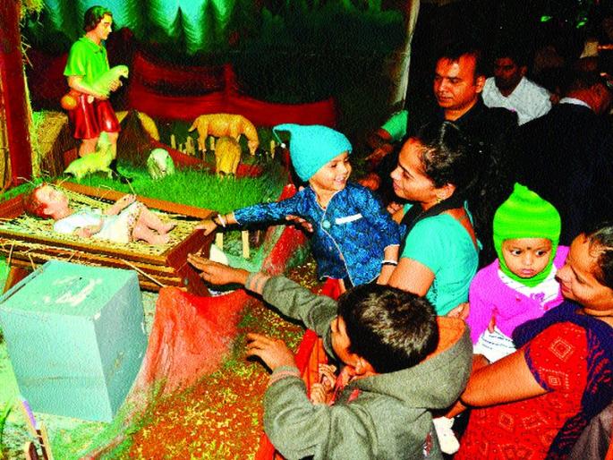 Jingle is the way ..., church decorations, mall-campus gulpajale | जिंगल आॅल द वे...,चर्च सजले, मॉल-परिसर गजबजले Jingle is the way ..., church decorations, mall-campus gulpajale | जिंगल आॅल द वे...,चर्च सजले, मॉल-परिसर गजबजले