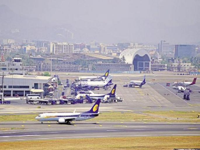 Mumbai airport records new record, 969 flights in 24 hours, take off and landing | मुंबई विमानतळाचा नवा रेकॉर्ड, 24 तासांत 969 विमानांनी केलं टेक ऑफ व लँडिंग Mumbai airport records new record, 969 flights in 24 hours, take off and landing | मुंबई विमानतळाचा नवा रेकॉर्ड, 24 तासांत 969 विमानांनी केलं टेक ऑफ व लँडिंग