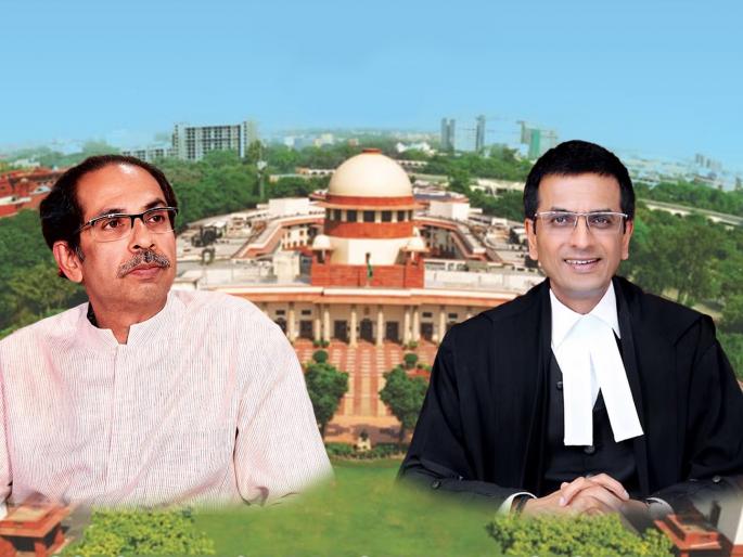 supreme court cji d y chandrachud question on thackeray group about uddhav thackeray resignation as cm | Maharashtra Politics: आम्ही परिस्थिती जैसे थे कशी करणार? उद्धव ठाकरेंच्या ‘त्या’ निर्णयावर सरन्यायाधीशांचा थेट सवाल supreme court cji d y chandrachud question on thackeray group about uddhav thackeray resignation as cm | Maharashtra Politics: आम्ही परिस्थिती जैसे थे कशी करणार? उद्धव ठाकरेंच्या ‘त्या’ निर्णयावर सरन्यायाधीशांचा थेट सवाल