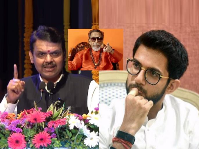And Aditya Thackeray walks with Rahul Gandhi what must Balasaheb feel in heaven says Devendra Fadnavis | "...अन् आदित्य ठाकरे राहुल गांधींच्या गळात गळे टाकून पदयात्रा करतात; स्वर्गात बाळासाहेबांना काय वाटत असेल?" And Aditya Thackeray walks with Rahul Gandhi what must Balasaheb feel in heaven says Devendra Fadnavis | "...अन् आदित्य ठाकरे राहुल गांधींच्या गळात गळे टाकून पदयात्रा करतात; स्वर्गात बाळासाहेबांना काय वाटत असेल?"