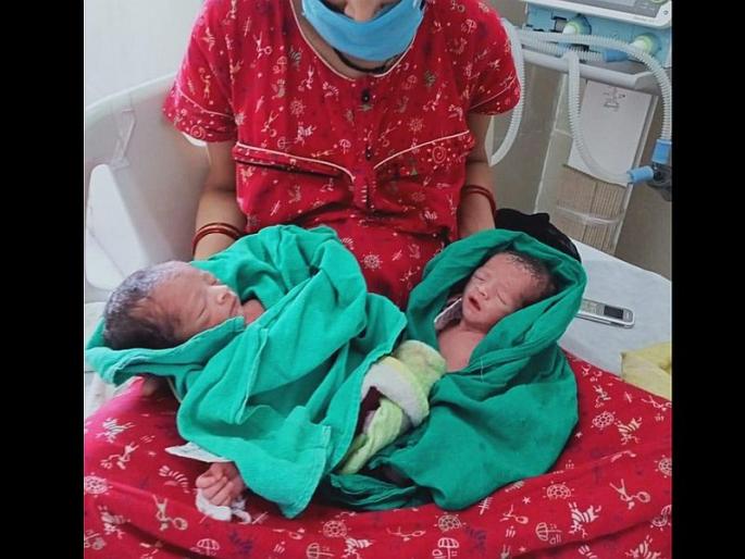 CoronaVirus Marathi News corona positive woman gave birth to a pair of twins in indore MP sna | CoronaVirus News: कोरोनाचा हॉटस्पॉट असलेल्या 'या' शहरात संक्रमित महिलेने दिला जुळ्यां मुलांना जन्म, डॉक्टर म्हणाले... CoronaVirus Marathi News corona positive woman gave birth to a pair of twins in indore MP sna | CoronaVirus News: कोरोनाचा हॉटस्पॉट असलेल्या 'या' शहरात संक्रमित महिलेने दिला जुळ्यां मुलांना जन्म, डॉक्टर म्हणाले...