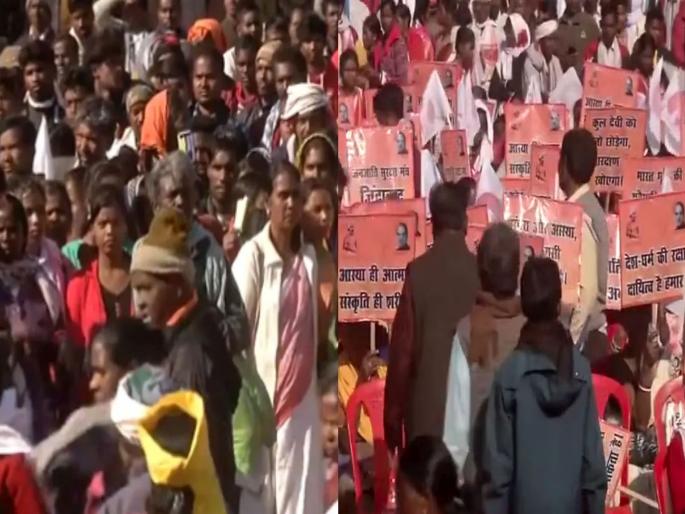 Converting Hindu should not get ST quota Thousands of tribals will gather in Delhi, preparations for 15 against 85 | "ख्रिश्चन होणाऱ्यांना ST कोटा मिळू नये"; दिल्लीत एकत्र येणार हजारो आदिवासी, 15 विरुद्ध 85 ची तयारी! Converting Hindu should not get ST quota Thousands of tribals will gather in Delhi, preparations for 15 against 85 | "ख्रिश्चन होणाऱ्यांना ST कोटा मिळू नये"; दिल्लीत एकत्र येणार हजारो आदिवासी, 15 विरुद्ध 85 ची तयारी!