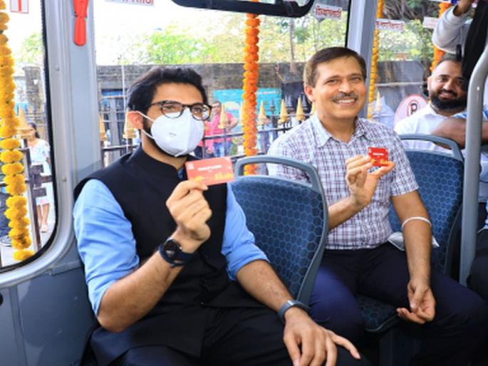 ‘Tap in Tap Out’ facility Launch; 10 thousand updated buses will come says Aditya Thackeray | ‘टॅप इन टॅप आऊट’ सुविधेचा प्रारंभ; १० हजार अद्ययावत बस येणार - आदित्य ठाकरे ‘Tap in Tap Out’ facility Launch; 10 thousand updated buses will come says Aditya Thackeray | ‘टॅप इन टॅप आऊट’ सुविधेचा प्रारंभ; १० हजार अद्ययावत बस येणार - आदित्य ठाकरे