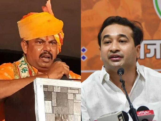 A case has been registered against Telangana MLAs t raja shigh along with Nitesh Rane in Solapur | सोलापूरात नितेश राणेंसह तेलंगणाच्या आमदारांवर गुन्हा दाखल A case has been registered against Telangana MLAs t raja shigh along with Nitesh Rane in Solapur | सोलापूरात नितेश राणेंसह तेलंगणाच्या आमदारांवर गुन्हा दाखल