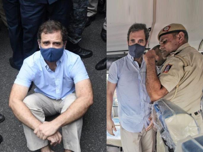 Congress Leader Sonia gandhi appear before ed national herald case heavy security near congress office delhi | National Herald Case : सोनिया गांधींवरील ED च्या कारवाईविरोधात राहुल गांधी रस्त्यावर, पोलिसांनी घेतलं ताब्यात Congress Leader Sonia gandhi appear before ed national herald case heavy security near congress office delhi | National Herald Case : सोनिया गांधींवरील ED च्या कारवाईविरोधात राहुल गांधी रस्त्यावर, पोलिसांनी घेतलं ताब्यात