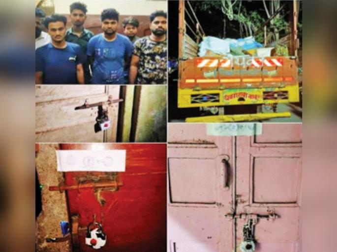 Seven Gutkha godowns busted in Nagpada, six accused arrested; a spread | नागपाड्यात गुटख्याच्या सात गोदामांना टाळे, सहा आरोपींना अटक; एक पसार Seven Gutkha godowns busted in Nagpada, six accused arrested; a spread | नागपाड्यात गुटख्याच्या सात गोदामांना टाळे, सहा आरोपींना अटक; एक पसार