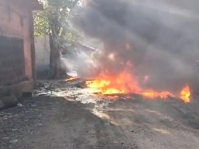 A severe fire broke out at a chemical warehouse in Bhiwandi | भिवंडीत केमिकल गोदामाला भीषण आग A severe fire broke out at a chemical warehouse in Bhiwandi | भिवंडीत केमिकल गोदामाला भीषण आग