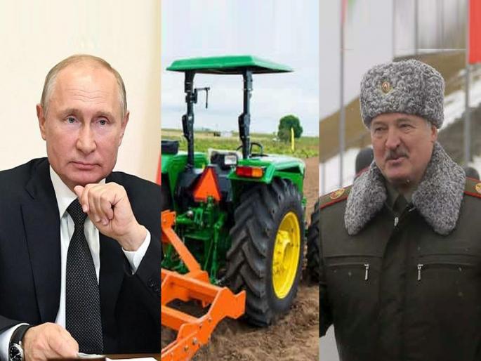 Belarus President Gives Putin Tractor As Birthday Gift; Connection is special | बेलारूसच्या राष्ट्रपतींनी पुतिन यांना वाढदिवसानिमित्त गिफ्ट म्हणून दिलं ट्रॅक्टर; खास आहे कनेक्शन Belarus President Gives Putin Tractor As Birthday Gift; Connection is special | बेलारूसच्या राष्ट्रपतींनी पुतिन यांना वाढदिवसानिमित्त गिफ्ट म्हणून दिलं ट्रॅक्टर; खास आहे कनेक्शन