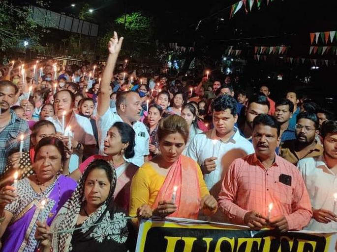 Nikita Chaudhary suspicious death case; Siege of Pratapnagar police station, demand for arrest of accused | निकिता चौधरी संशयास्पद मृत्यू प्रकरण; प्रतापनगर ठाण्याला घेराव, आरोपींना अटक करण्याची मागणी Nikita Chaudhary suspicious death case; Siege of Pratapnagar police station, demand for arrest of accused | निकिता चौधरी संशयास्पद मृत्यू प्रकरण; प्रतापनगर ठाण्याला घेराव, आरोपींना अटक करण्याची मागणी