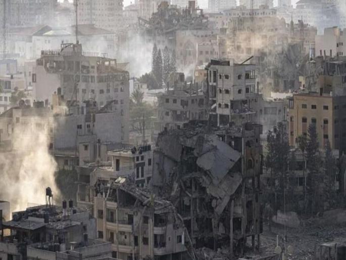 hamas israel war Dead bodies literally rotting in hospitals in Gaza, 179 bodies had to be buried at once | भयावह! गाझातील रुग्णालयात अक्षरश: सडतायत मृतदेह, एकाच वेळी 179 शव करावे लागले दफन hamas israel war Dead bodies literally rotting in hospitals in Gaza, 179 bodies had to be buried at once | भयावह! गाझातील रुग्णालयात अक्षरश: सडतायत मृतदेह, एकाच वेळी 179 शव करावे लागले दफन