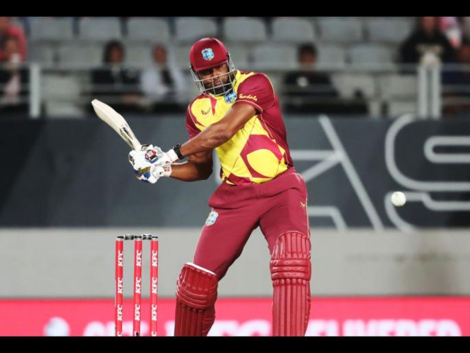 NZ vs WI : 59 for 5 and Captain Kieron Pollard smashed unbeaten 75 runs; West Indies post 180 for 7 from 16 overs | NZ vs WI : १ धावेच्या अंतरात ५ फलंदाज माघारी; तरीही पोलार्डच्या फटकेबाजीच्या जोरावर वेस्ट इंडिजनं उभारला डोंगर