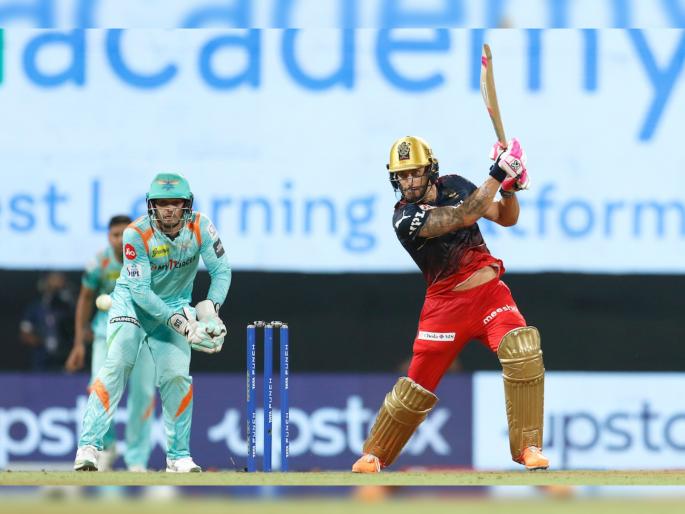 IPL 2022, RCB vs LSG Live Updates : Faf Du Plessis - 96 runs from 64 balls; he missed maiden IPL century, LSG need 182 runs to win.  | Faf du Plessis IPL 2022, RCB vs LSG Live Updates : फॅफ ड्यू प्लेसिसने शतक नव्हे, तर संघाला दिले महत्त्व; ४ बाद ६२ वरून रॉयल चॅलेंजर्स बंगळुरूच्या डावाला दिला आकार 