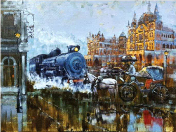 Old Mumbai painting glue in online painting competition; Exhibition of selected pictures | ऑनलाइन चित्रकला स्पर्धेत जुन्या मुंबईची चित्रकृती सरस; निवडक चित्रांचे प्रदर्शन Old Mumbai painting glue in online painting competition; Exhibition of selected pictures | ऑनलाइन चित्रकला स्पर्धेत जुन्या मुंबईची चित्रकृती सरस; निवडक चित्रांचे प्रदर्शन