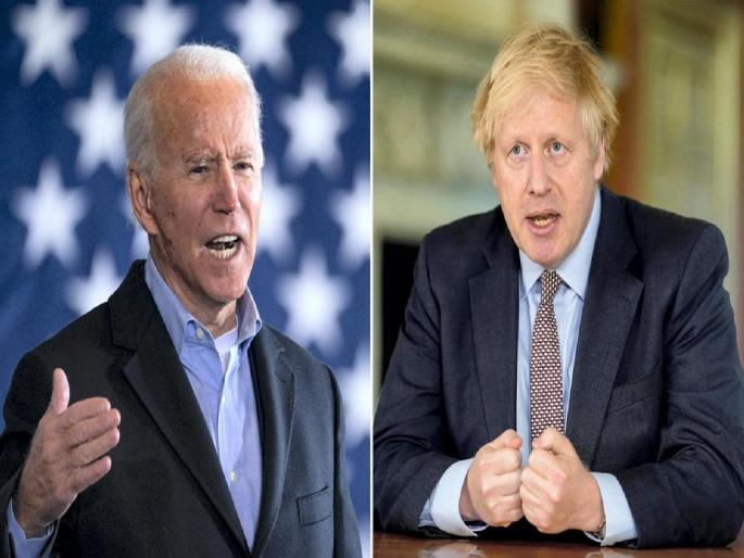 Biden - Discussion between Boris Johnson; Emphasis on enhancing trans-Atlantic relations | बायडेन - बोरिस जॉन्सन यांच्यात चर्चा; ट्रान्स-अटलांटिक संबंध वाढविण्यावर भर Biden - Discussion between Boris Johnson; Emphasis on enhancing trans-Atlantic relations | बायडेन - बोरिस जॉन्सन यांच्यात चर्चा; ट्रान्स-अटलांटिक संबंध वाढविण्यावर भर