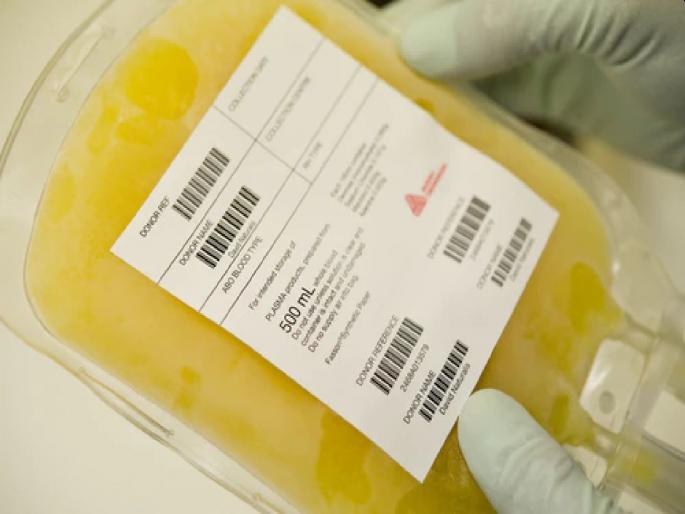 Coronavirus: 66 plasma bags available in the state; Donors who have lost the corona virus should come forward | Coronavirus: राज्यात ६६ प्लाझ्मा बॅग उपलब्ध; कोरोना विषाणूला हरविलेल्या दात्यांनी पुढे यावे Coronavirus: 66 plasma bags available in the state; Donors who have lost the corona virus should come forward | Coronavirus: राज्यात ६६ प्लाझ्मा बॅग उपलब्ध; कोरोना विषाणूला हरविलेल्या दात्यांनी पुढे यावे