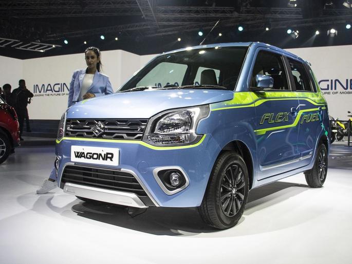 maruti suzuki wagonr flex fuel showcased at bharat mobility expo know about details | तयार राहा! मारुती घेऊन येतेय नवी वॅगनआर, पेट्रोल-CNG पेक्षाही कमी खर्चात चालणार; अशी आहे खासियत maruti suzuki wagonr flex fuel showcased at bharat mobility expo know about details | तयार राहा! मारुती घेऊन येतेय नवी वॅगनआर, पेट्रोल-CNG पेक्षाही कमी खर्चात चालणार; अशी आहे खासियत