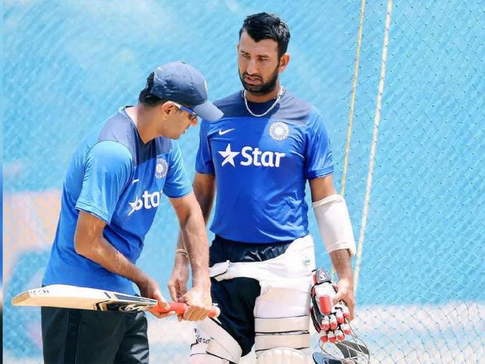 The influence of Dravid in my life cannot be described in words - Cheteshwar Pujara | माझ्या जीवनात द्रविडच्या प्रभावाचे शब्दात वर्णन करणे शक्य नाही - चेतेश्वर पुजारा  