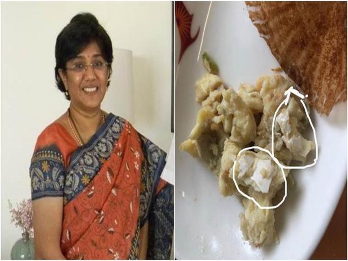 Egg shell found in NCP MP's meal; Air India fined contractor | राष्ट्रवादी खासदाराच्या जेवणात आढळले अंड्याचं कवच; एअर इंडियाने ठोठावला ठेकेदाराला दंड  Egg shell found in NCP MP's meal; Air India fined contractor | राष्ट्रवादी खासदाराच्या जेवणात आढळले अंड्याचं कवच; एअर इंडियाने ठोठावला ठेकेदाराला दंड