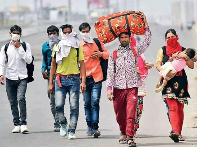 Coronavirus: Migrant Workers Are Returning Home On Their Feet As No Other Option Left After Lockdown pnm | Coronavirus: दाहकता! ७ महिन्याच्या मुलीला घेऊन आठवडाभर चालायचंय; मजुरांची अवस्था पाहून काळजात धस्स होईल Coronavirus: Migrant Workers Are Returning Home On Their Feet As No Other Option Left After Lockdown pnm | Coronavirus: दाहकता! ७ महिन्याच्या मुलीला घेऊन आठवडाभर चालायचंय; मजुरांची अवस्था पाहून काळजात धस्स होईल