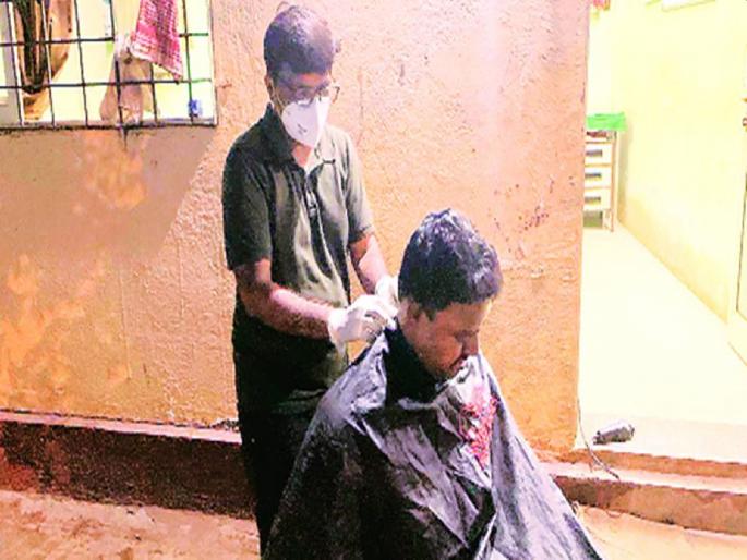Coronavirus: Store closed without help; The pain of the salon driver | Coronavirus: मदत न मिळाल्यास दुकान बंदच ठेवावे लागेल; सलून चालकाची व्यथा Coronavirus: Store closed without help; The pain of the salon driver | Coronavirus: मदत न मिळाल्यास दुकान बंदच ठेवावे लागेल; सलून चालकाची व्यथा