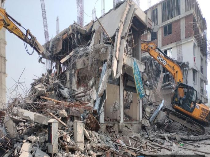 Action on unauthorized constructions in Diva, Kalwa and Majivada-Manpada ward committee areas | दिवा, कळवा आणि माजिवडा-मानपाडा प्रभाग समिती क्षेत्रात अनधिकृत बांधकामांवर कारवाई Action on unauthorized constructions in Diva, Kalwa and Majivada-Manpada ward committee areas | दिवा, कळवा आणि माजिवडा-मानपाडा प्रभाग समिती क्षेत्रात अनधिकृत बांधकामांवर कारवाई