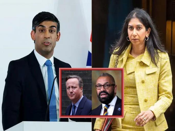 british pm rishi sunak dismissed suella braverman from the post of home minister, had Calling London police pro-Palestinian | सुनक मंत्रिमंडळात फेरबदल! सुएला बडतर्फ, क्लेव्हरली नवे गृहमंत्री; कॅमेरून यांनाही लागली मोठी लॉटरी british pm rishi sunak dismissed suella braverman from the post of home minister, had Calling London police pro-Palestinian | सुनक मंत्रिमंडळात फेरबदल! सुएला बडतर्फ, क्लेव्हरली नवे गृहमंत्री; कॅमेरून यांनाही लागली मोठी लॉटरी