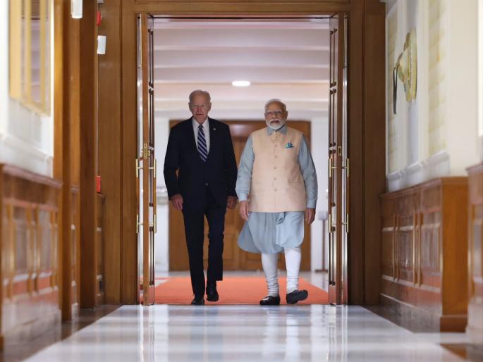 g20 summit 2023 after meeting with US President Joe Biden PM Narendra Modi say The friendship between our nations will continue to play a great role in furthering global good | "दोन्ही देशांची मैत्री..."; US राष्ट्रपती ज्यो बायडेन यांना भेटल्यानंतर काय म्हणाले PM मोदी? g20 summit 2023 after meeting with US President Joe Biden PM Narendra Modi say The friendship between our nations will continue to play a great role in furthering global good | "दोन्ही देशांची मैत्री..."; US राष्ट्रपती ज्यो बायडेन यांना भेटल्यानंतर काय म्हणाले PM मोदी?