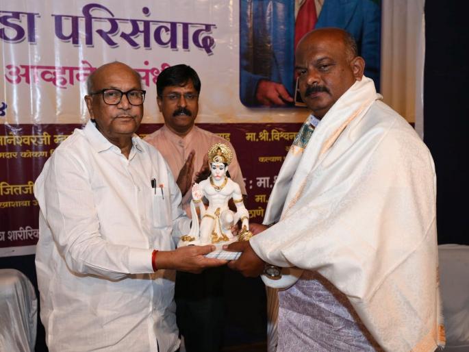 Everyone should follow the example of wrestler Khashaba Jadhav, appeals MLA Dyaneshwar Mhatre | कुस्तीपटू खाशाबा जाधव यांचा आदर्श सर्वांनी घ्यावा, आमदार ज्ञानेश्वर म्हात्रे यांचे आवाहन Everyone should follow the example of wrestler Khashaba Jadhav, appeals MLA Dyaneshwar Mhatre | कुस्तीपटू खाशाबा जाधव यांचा आदर्श सर्वांनी घ्यावा, आमदार ज्ञानेश्वर म्हात्रे यांचे आवाहन