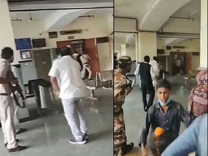 Gangwar in court; Came in the guise of a lawyer and killed the gangster in Delhi | भर कोर्टात गँगवॉर; वकिलाच्या वेशात येऊन गँगस्टरला केले ठार; दिल्लीत न्यायाधीशांसमोरच गुंडावर झाडल्या गोळ्या Gangwar in court; Came in the guise of a lawyer and killed the gangster in Delhi | भर कोर्टात गँगवॉर; वकिलाच्या वेशात येऊन गँगस्टरला केले ठार; दिल्लीत न्यायाधीशांसमोरच गुंडावर झाडल्या गोळ्या