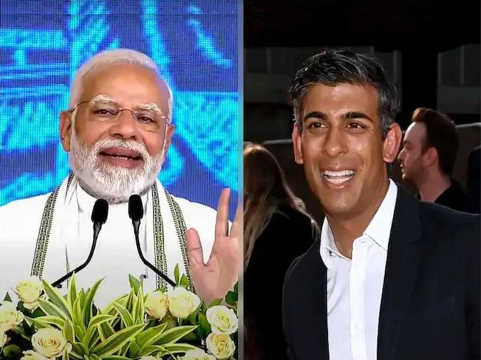 PM Modi congratulated British Prime Minister Rishi Sunak over the phone a special topic was discussed | PM मोदींनी ब्रिटनचे पंतप्रधान ऋषी सुनक यांना फोनवरून दिल्या शुभेच्छा, 'या' खास विषयावर झाली चर्चा