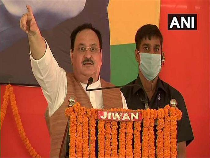 Bihar election 2020 the first actual election rally held in bihar by BJP president jp nadda today  | Bihar Election 2020: बिहारमध्ये भाजपाचा शंखनाद; नड्डा म्हणाले, मोदी-नीतीश यांनी राजकारणाची संस्कृती बदलली 