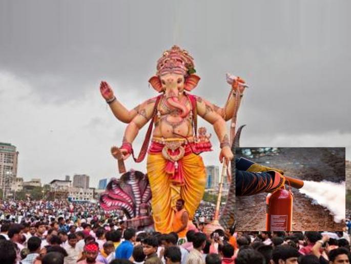 Escalation of fire maintenance costs, boards demand concessions; loss of lakhs of rupees in just 11 days | आग राेखण्याच्या खर्चाचा भडका, सवलत देण्याची मंडळांची मागणी; अवघ्या ११ दिवसांत लाखाे रुपयांचा भुर्दंड Escalation of fire maintenance costs, boards demand concessions; loss of lakhs of rupees in just 11 days | आग राेखण्याच्या खर्चाचा भडका, सवलत देण्याची मंडळांची मागणी; अवघ्या ११ दिवसांत लाखाे रुपयांचा भुर्दंड