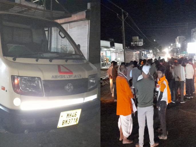 Saswad's Telya Bhutya Kavadi bullock cart accident in nira | सासवडच्या तेल्या भुत्याच्या कावडीच्या बैलगाडीला अपघात, नीरेत पिकअप टँम्पोने दिली धडक, बैल जखमी  Saswad's Telya Bhutya Kavadi bullock cart accident in nira | सासवडच्या तेल्या भुत्याच्या कावडीच्या बैलगाडीला अपघात, नीरेत पिकअप टँम्पोने दिली धडक, बैल जखमी