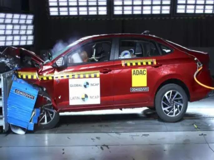 volkswagen virtus made in India got 5 star safety rating, will save lives in an accident Know the price | भारतात तयार झालेल्या या नव्या कारला मिळाली 5 स्टार सेफ्टी रेटिंग, अपघातात वाचवेल जीव! जाणून घ्या किंमत 